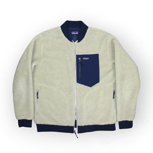 XL Patagonia M's Retro-X Bomber Jacket Fleece 22830FA19 PLCN Pelican - Picture 8 of 12